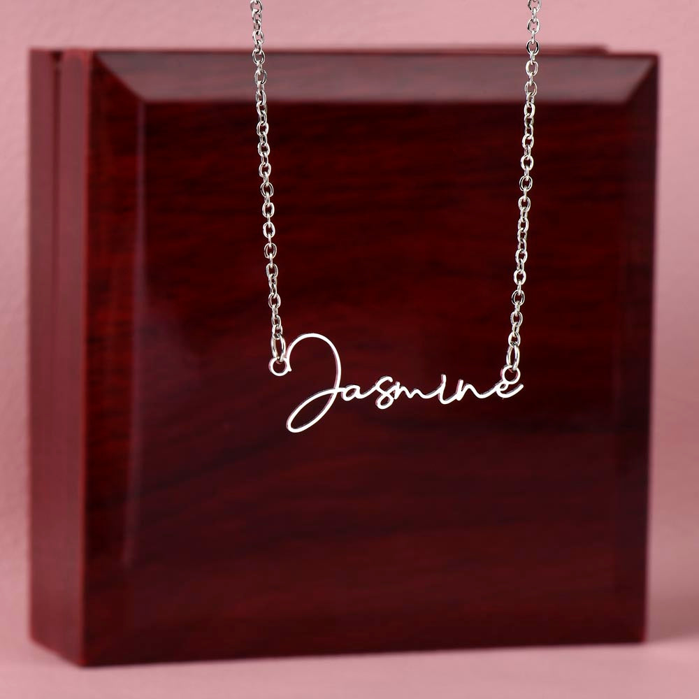 Name Necklace Silver, Dainty Name Necklace, Gold Name Necklace, Custom Name