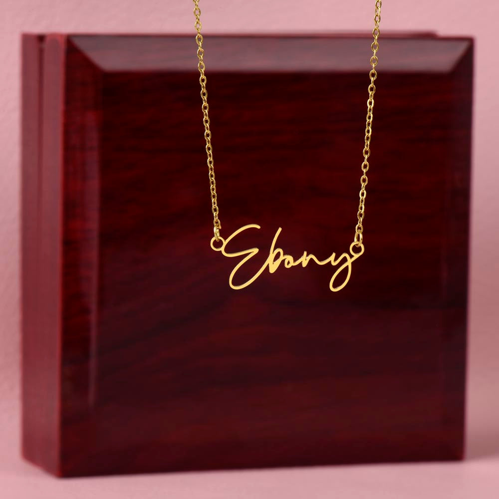 Name Necklace Silver, Dainty Name Necklace, Gold Name Necklace, Custom Name