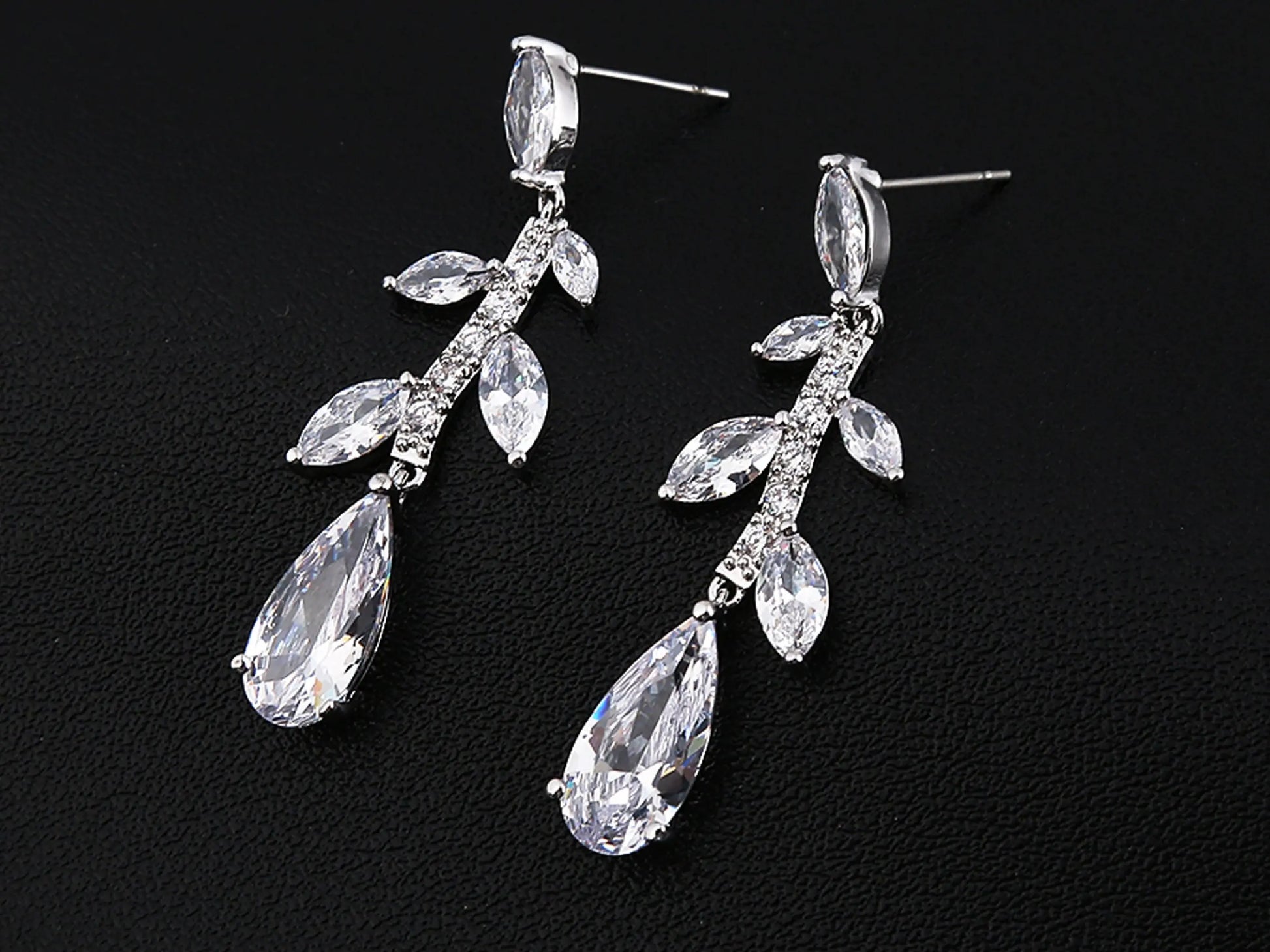 Bridal Jewelry Set For Bride - Silver Kebble Jewelry