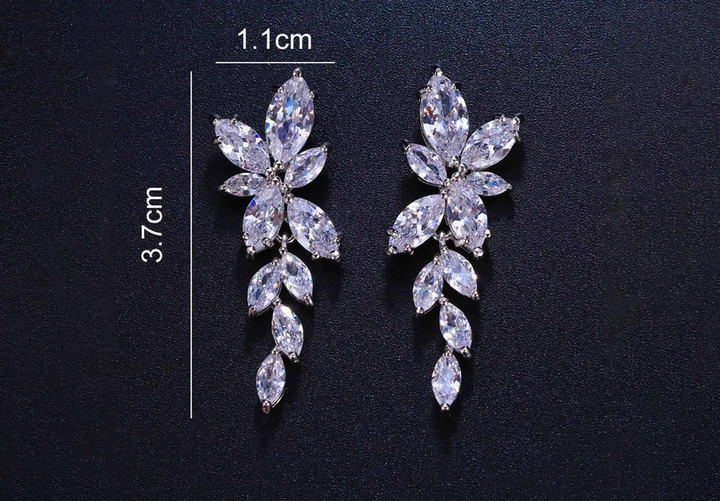 Wedding Earrings For Brides, Bridesmaids Earrings Kebble Jewelry