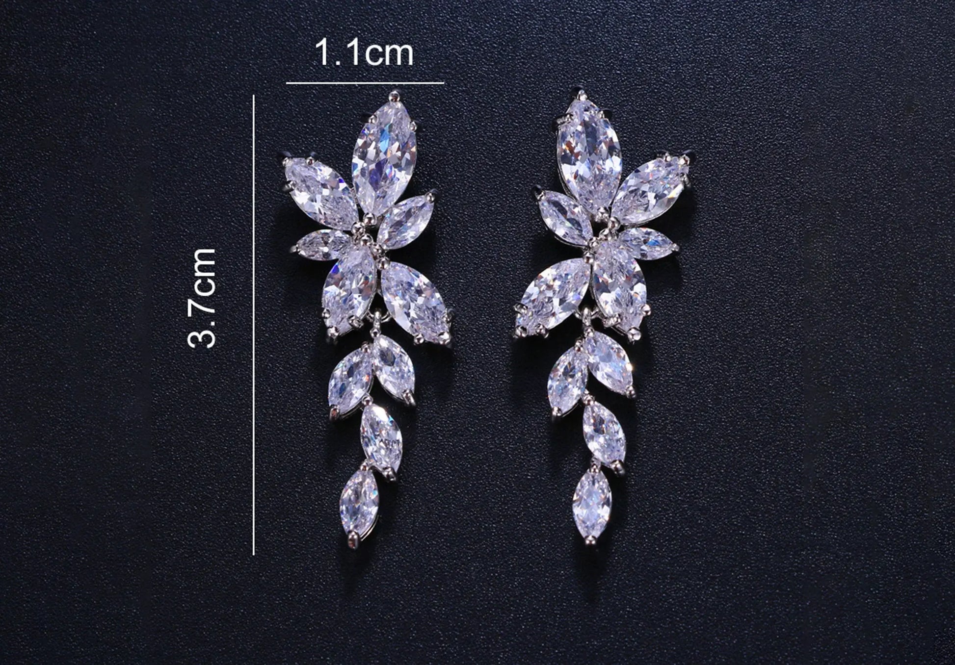 Wedding Earrings For Brides, Bridesmaids Earrings Kebble Jewelry