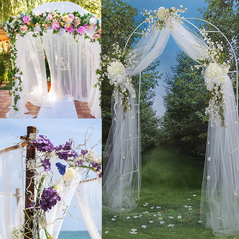 Elegant Wedding Yarn Tulle for Arch Ceremony Decor