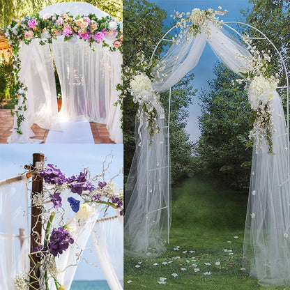 Elegant Wedding Yarn Tulle for Arch Ceremony Decor