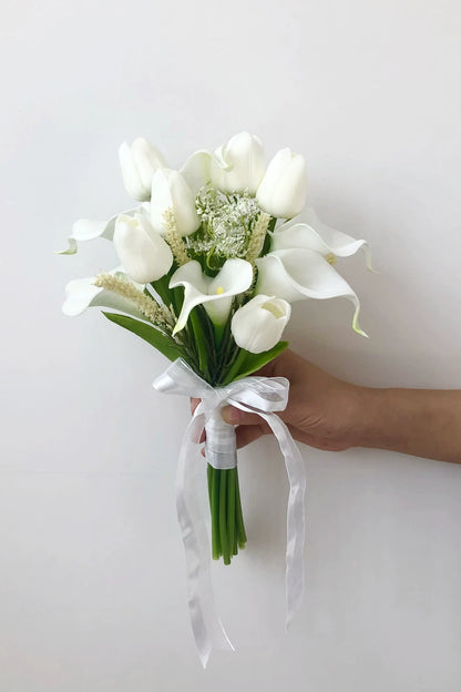 Nature-Inspired Mori Style Bridal Bouquet - Rustic Elegance