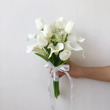 Nature-Inspired Mori Style Bridal Bouquet - Rustic Elegance