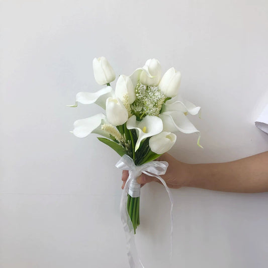 Nature-Inspired Mori Style Bridal Bouquet - Rustic Elegance