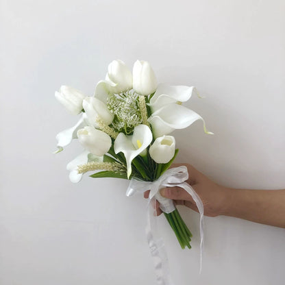 Nature-Inspired Mori Style Bridal Bouquet - Rustic Elegance