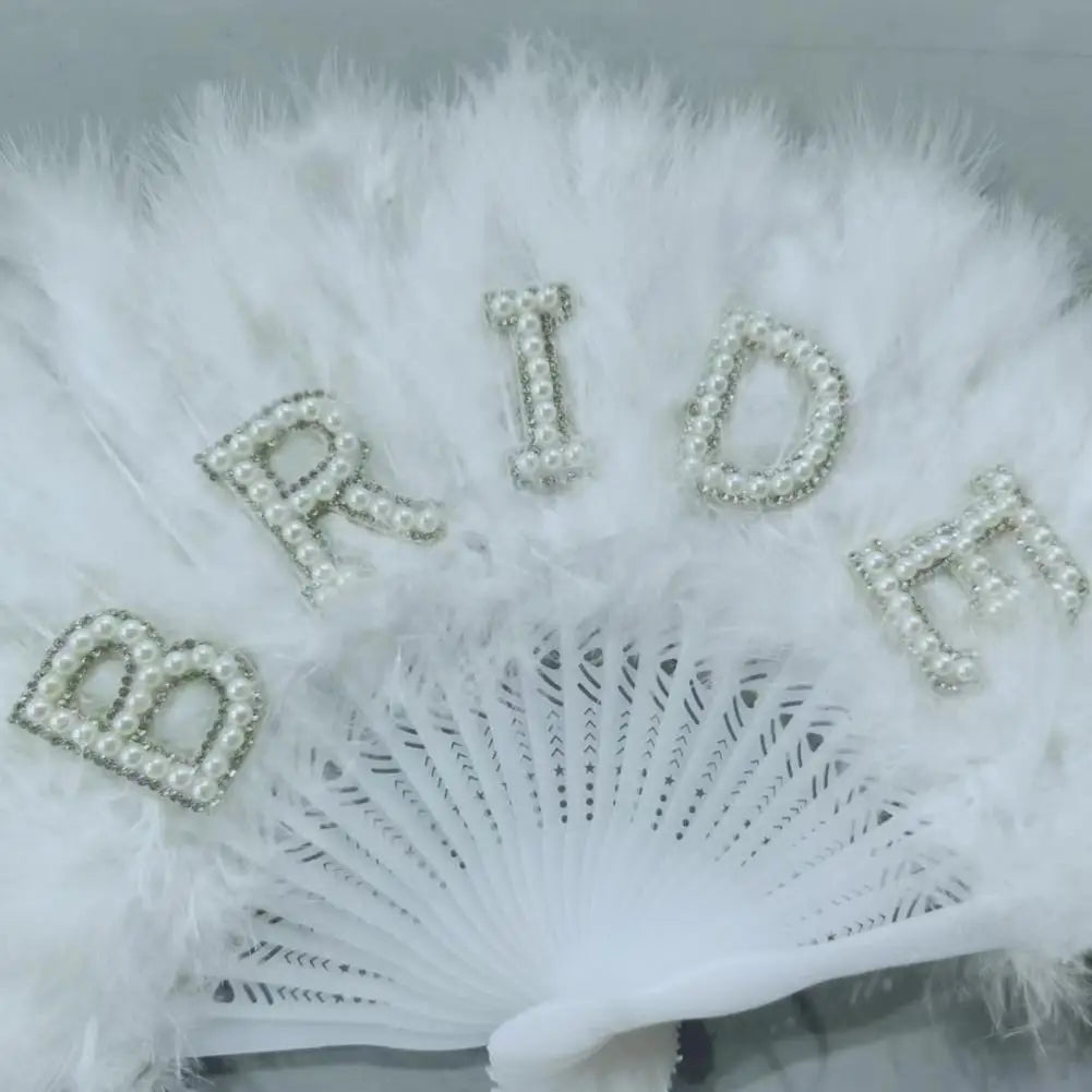 Elegant Bride Fluffy Fan - Stay Warm and Stylish