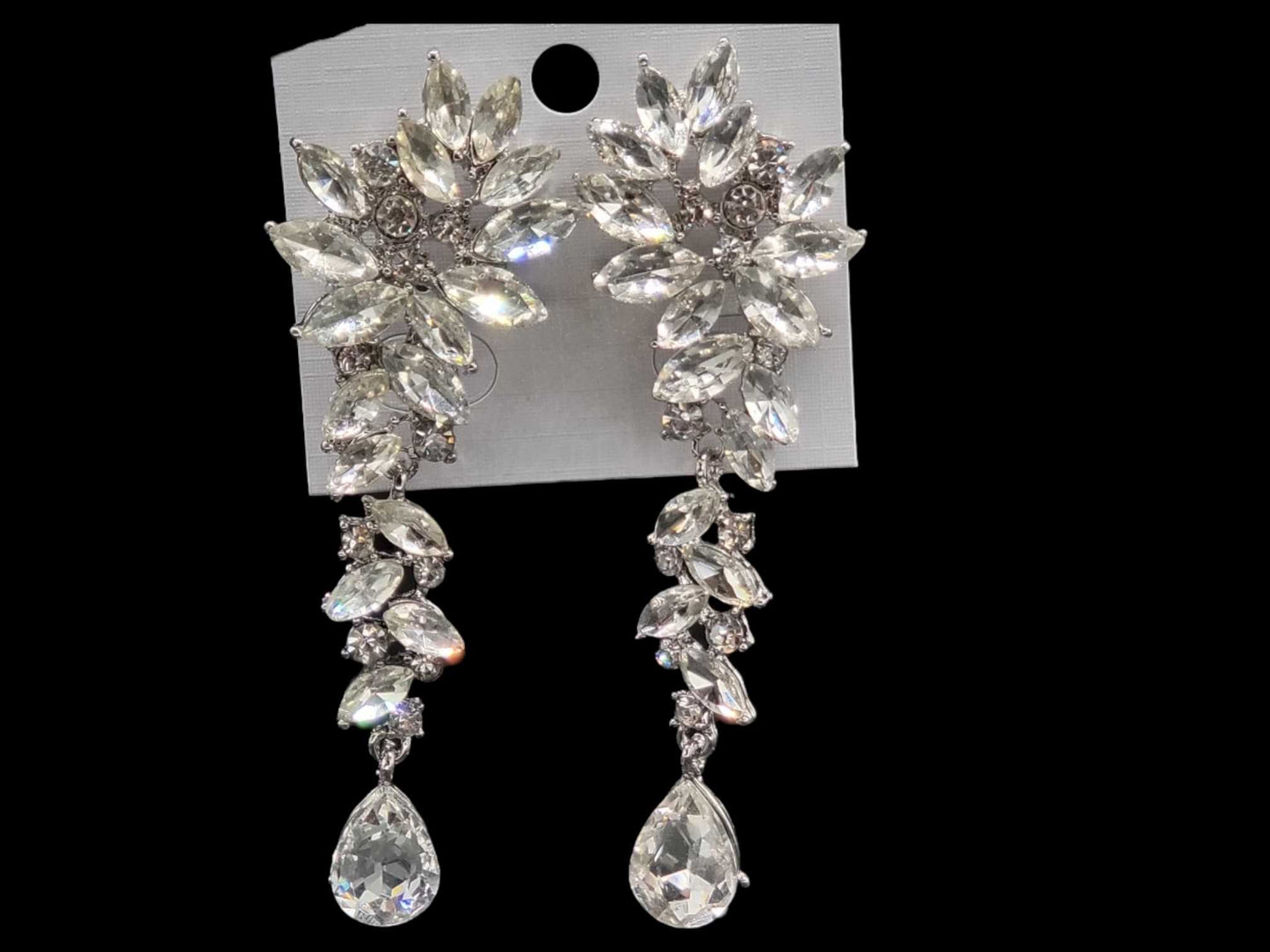 Earrings for Bride on Wedding Day Crystal Bridal Earrings Kebble Jewelry