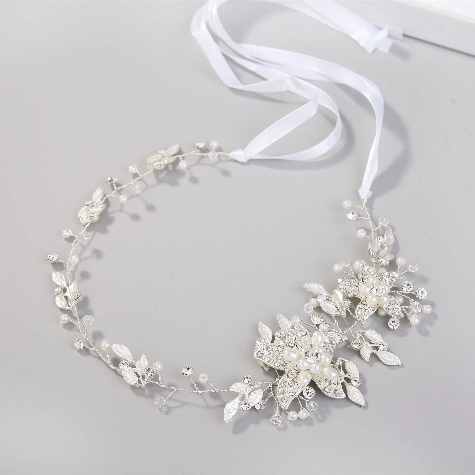 Floral Hair Comb, Flower Hair Comb Bridal Headpiece, Hair Accessories For Bride, Hair Piece Wedding Day, Floral Hair Piece, Pearl Hair Comb Kebble Jewelry