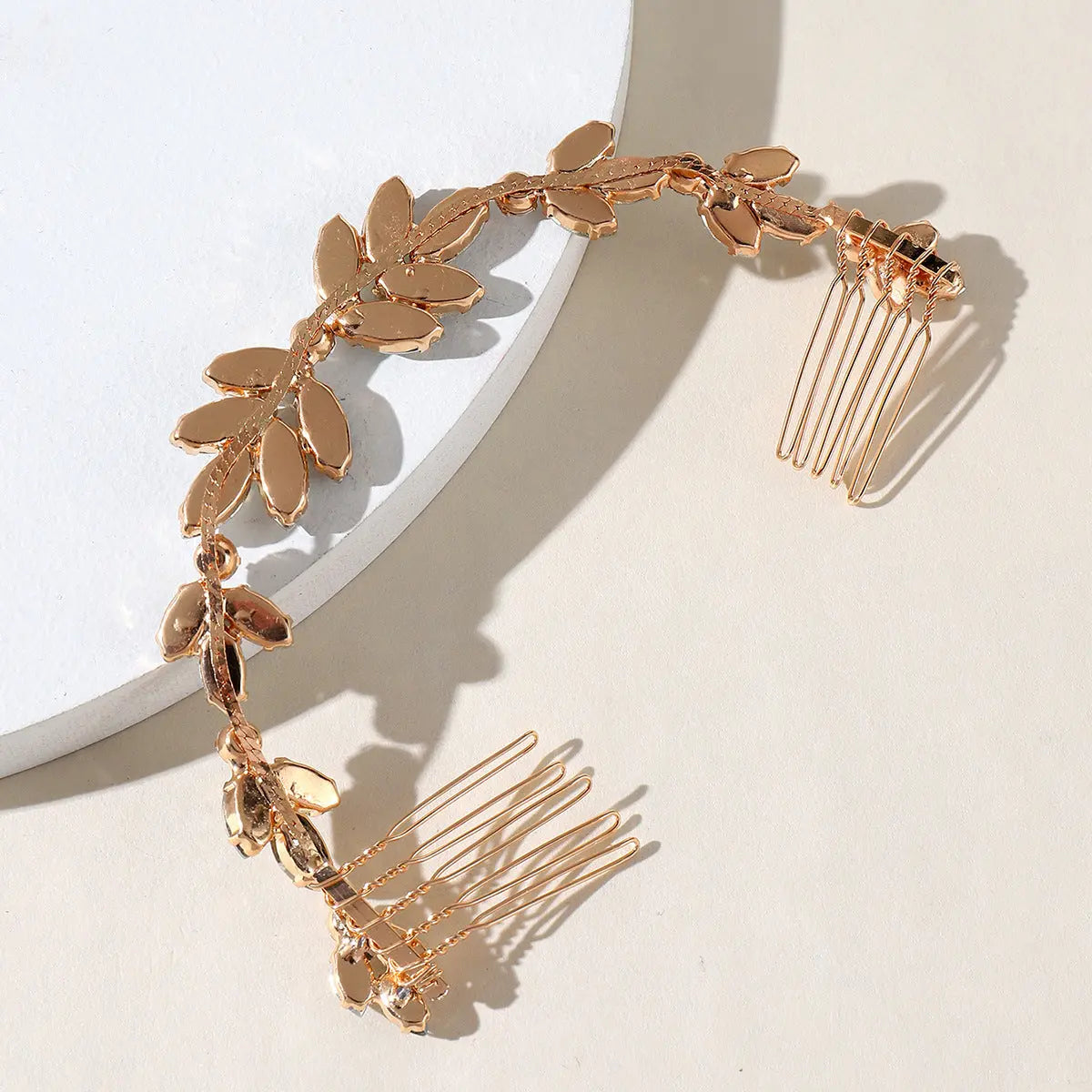 Gold Hair Clip, Bridal Hair Comb, Bridal Hair Piece, Bridal Accessories Floral Hair Comb, Wedding Hair Comb, Hair Accessories Kebble Jewelry