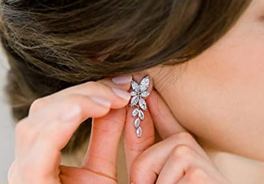 Wedding Earrings For Brides, Bridesmaids Earrings Kebble Jewelry